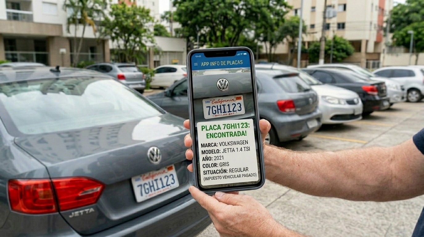 Aplicativo para Verificar Placas de Automóviles