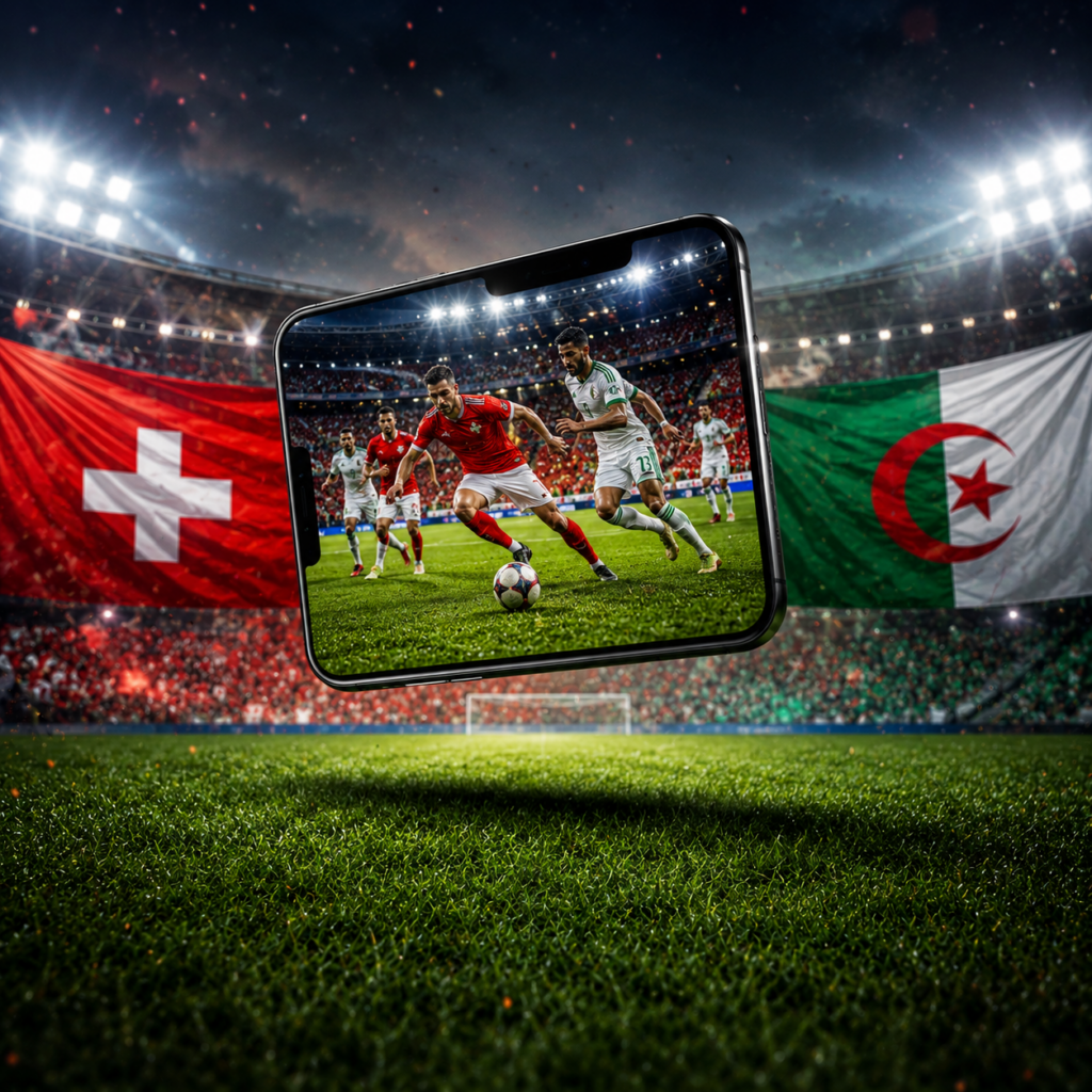 Aplicación para Ver Suiza vs Argelia en Vivo