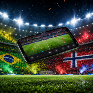 Cómo ver Brasil vs Noruega en tu móvil hoy
